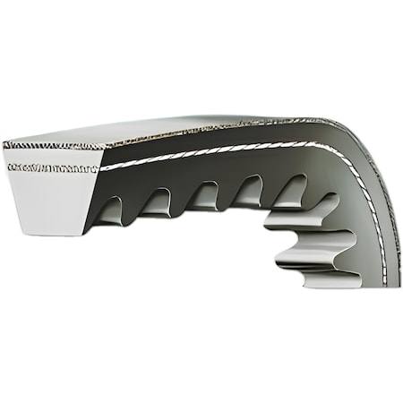 Megadyne XPZ1202 Cogged, Metric V-Belt, 1202 mm Outside Length, 10 mm Top Width, 8 mm Thickness XPZ1202